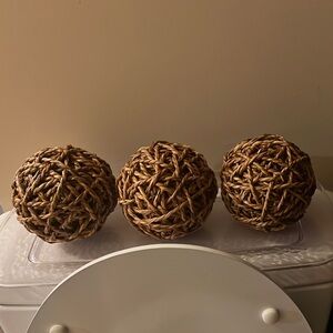 Decorative Woven Rattan Balls